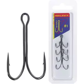 Двійник Select TWH-22S Twin Short #1 (4 шт / уп), Номер гачка, №: 1, Тип довжини: Short/Короткий, фото 